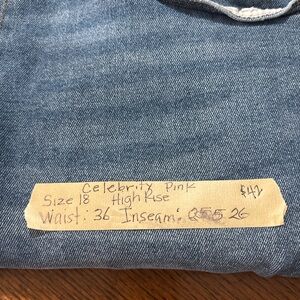 Celebrity Pink Light Blue Denim High-Rise Jeans